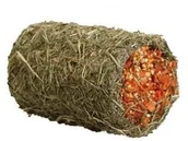 Terraria - Karlie-flamingo Karlie-flamingo, Wałek z trawy wypełniony marchwią, 125 g - miniaturka - grafika 1