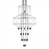 Lampy sufitowe - Linea Light Step into INSP. Lampa wisząca 43 , czarna 90 cm - miniaturka - grafika 1