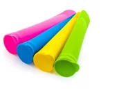 Akcesoria gastronomiczne - Orion Foremki Do Lodów Silikonowe Teta Tuby Wielokolorowe 4 Szt - miniaturka - grafika 1