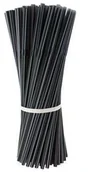 Słomki do napojów - GoDan Słomki łamane, czarne, 21 cm, 250 szt RZ-25CZ - miniaturka - grafika 1