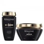 Zestawy kosmetyków damskich - Kerastase CHRONOLOGISTE Zestaw regenerujący kąpiel 250 ml i maska 200 ml 8053 - miniaturka - grafika 1