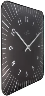 Nextime Zegar ścienny, Alex Radio Controlled, czarny, 35x35x5 cm - Zegary - miniaturka - grafika 4