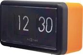 Zegary - Nextime Zegar ścienny lub stołowy Small Flip pomarańczowy 5228OR - miniaturka - grafika 1