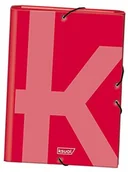 Notesy i bloczki - DOHE dohe 44982 ksual skrzydła teczki z tasiemkami gumowymi Binder, czerwony 44982 - miniaturka - grafika 1