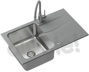 STEINER FUS_M7848SZ_3323503GR Michael 111 Fusion + bateria Maggie szary FUS M7848SZ 3323503GR - Zlewozmywaki - miniaturka - grafika 2