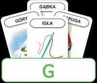 Komlogo Komlogo, karty Logopedyczny Piotruś Część XX: głoska G - Gry karciane - miniaturka - grafika 2