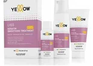 Yellow Zestaw Keratynowe Prostowanie Hit - Kosmetyki do stylizacji włosów - miniaturka - grafika 3