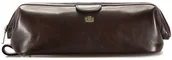 Kosmetyczki, organizery i kuferki - Wittchen Arizona kosmetyczka ciemna brązowa 10-3-001-4 - miniaturka - grafika 1