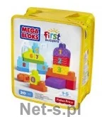 Mega Bloks First Builders Liczymy 1 2 3 DLH85 niebieski - Klocki - miniaturka - grafika 3