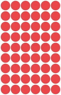 Avery Zweckform Etykiety czerwone kółka do zaznaczania 12mm Zweckform 3141 - Etykiety samoprzylepne i bloki etykiet - miniaturka - grafika 5