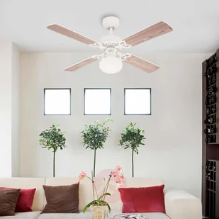 Westinghouse Vegas Brushed alimunum-Light Maple/Silver 7227240 - Wentylatory sufitowe - miniaturka - grafika 3