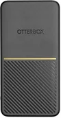 Powerbanki - OtterBox Wytrzymałe szybkie ładowanie 10K mAh USB A&C 18W USB-PD Power Bank z 10W Qi bezprzewodowym ładowaniem - Czarne 78-80642 - miniaturka - grafika 1