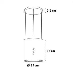 Klarstein Barett Inox (TK15-Barett-SS) - Okapy kuchenne - miniaturka - grafika 9