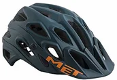Kaski rowerowe - MET kask wilk niebieski Oil M 54-58 unisex dla dorosłych 570020 - miniaturka - grafika 1