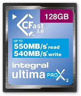 Karty pamięci - Integral UltimaPro X2 32 GB CFast 2.0 pamięć flash 128 GB INCFA128G-550/540 - miniaturka - grafika 1