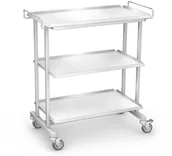 Meble i wyposażenie gabinetów medycznych - Ztm Tech-med C-03/A-ST wózek oddziałowy szpitalny C-03-B2P-66-ST - miniaturka - grafika 1