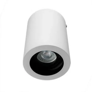 v-tac Oprawa V-TAC Aluminiowa GU10 Okrągła Natynkowa Tuba Biała+Czarny 142x100 VT-796 - Oprawy, klosze i abażury - miniaturka - grafika 2