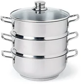 Szybkowary - Excelsa szybkowar parowy, ze stali nierdzewnej, 4-częściowy 47121_Argento - miniaturka - grafika 1