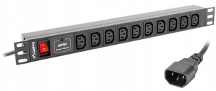 lanberg Lanberg Zasilacz sieciowy, czarny, rozmiar uniwersalny PDU-10I-0200-IEC-BK - Huby USB - miniaturka - grafika 5