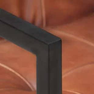 vidaXL Lumarko Krzesła stołowe, wspornikowe, 2 szt., brązowe, skóra naturalna 321847 - Krzesła - miniaturka - grafika 3