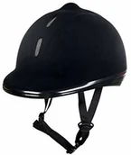 Kaski do jazdy konnej - HKM 8162 kask jeździecki New Flock, kask jeździecki, uniseks, czarny L 58-61 cm - miniaturka - grafika 1