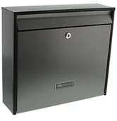 Skrzynki na listy - Burg Wächter Burg-Wächter skrzynka na listy, A4 składowanych formacie, obudowa ze stali nierdzewnej o stalowa cynkowana drzwi, matowy czarny, czarny - miniaturka - grafika 1