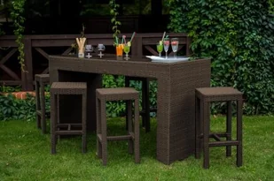 Bello Giardino Zestaw barowy z brązowego technorattanu GENIALE MS.005.001 - Meble ogrodowe - miniaturka - grafika 2