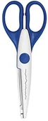 Nożyczki dla dzieci - Wedo 771904 nożyce do cięcia różnych trybach (z czerpanego, cięcia 16 cm duże) Uchwyty niebieskie 1800604 - miniaturka - grafika 1