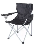 Meble turystyczne - Happy Green Krzesło wędkarskie Fish czarny - miniaturka - grafika 1