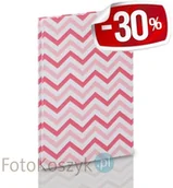 Albumy fotograficzne - Album TS Leporello 13x18 chevron róż (5 białych kart) - miniaturka - grafika 1