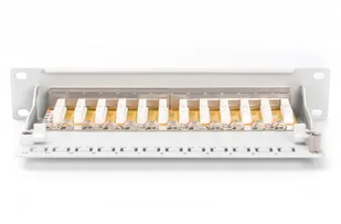 Digitus Patch panel 10 cali 12-portów RJ-45 Kat.6 ekranowany 1U kompletny LSA wspornik kablowy szary + EKSPRESOWA DN-91612S-G - Pozostałe akcesoria sieciowe - miniaturka - grafika 5