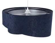 Lampy sufitowe - EULUNA Lampa wisząca Vivien dwukolorowa niebieska/srebrna - miniaturka - grafika 1