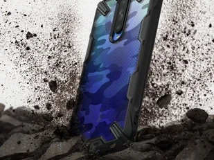 RINGKE Etui Fusion X do Xiaomi Mi 10T/10T Pro K30 K30 Pro Camo Black 7692X1 - Etui i futerały do telefonów - miniaturka - grafika 6