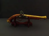 Repliki - broń - Denix SA REPLIKA WŁOSKI PISTOLET NA STOJAKU MODEL 1031L+801 1031L+801 - miniaturka - grafika 1