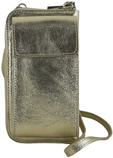 Barberini's Portfel / etui na telefon ze skóry metalizowanej - Złoty idx_908/1-17 - Portfele Barberini's Portfel / etui na telefon ze skóry metalizowanej - Złoty idx_908/1-17 - Portfele - miniaturka - grafika 1