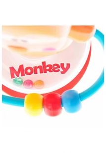 Bambam Grzechotka małpka na przyssawkę 5O40E7 5O40E7 SAM One size - Grzechotki dla dzieci - miniaturka - grafika 7