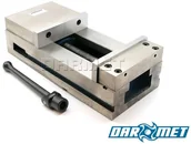 Imadła i ściski - Imadło maszynowe stałe 200 mm z dociskiem szczęki | poziomo - pionowe - FPQ200/190 - miniaturka - grafika 1