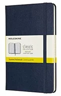 Artykuły biurowe - Moleskine 8058647626673 notatniki - klasyczna kolekcja średnia, w kratkę, twarda okładka szafirowa - miniaturka - grafika 1