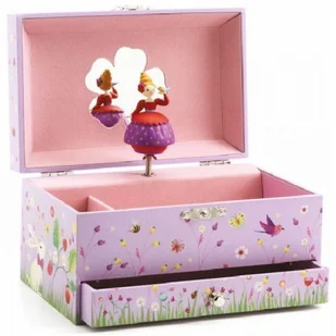 Djeco Szkatułka z pozytywką Księżniczka - Pozytywki dla dzieci - miniaturka - grafika 2