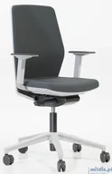 Fotele i krzesła biurowe - Bakun Białe krzesło do biurka Start STSG - miniaturka - grafika 1