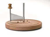 Siekacze tarki i szatkownice - Ibili Tarka do czekolady sera 788100 stal nierdzewna inox drewno bukowe - miniaturka - grafika 1