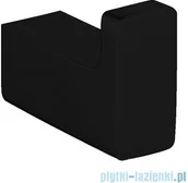 Wieszaki łazienkowe - Omnires Nelson haczyk pojedynczy czarny NL80110BL - miniaturka - grafika 1