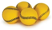 Pozostały sprzęt i akcesoria do ćwiczeń - SKLZ Bolt Balls (12PK), czarny/żółty 89471 - miniaturka - grafika 1