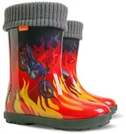 Buty dla dziewczynek - Demar Kalosze dziecięce HAWAI LUX EXCLUSIVE ED (20-27) - Mała 0448ED - miniaturka - grafika 1