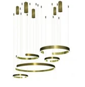 Lampy sufitowe - DomenoLED DomenoLED OKRĘGI 543 lampa wisząca 326W/LED - miniaturka - grafika 1