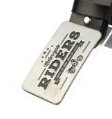 Paski - PolskaGalanteria.pl Klamra Do Paska Sprzączka Pełna Blaszka Z Bolczykiem 40 mm Metalowa Solidna "Motocycle RIDERS" KBOL40/06 - miniaturka - grafika 1