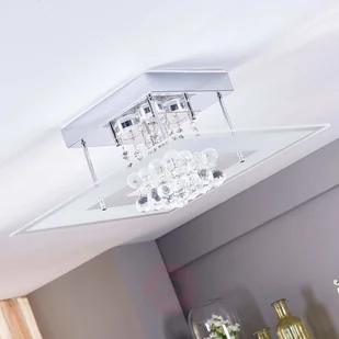 Lampenwelt Atrakcyjna łazienkowa lampa sufitowa LED LISANDRA - Lampy sufitowe - miniaturka - grafika 4