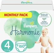 Pieluchy - Pampers pieluchy Harmonie Rozmiar 4 160 szt. 9kg 14kg - miniaturka - grafika 1