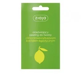 Ziaja Peeling do twarzy limonka-cytrus 7ml - Peelingi i scruby do twarzy - miniaturka - grafika 4