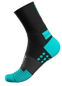 Compressport skarpetki biegowe PRO MARATHON SOCKS czarno-niebieskie - Skarpetki sportowe męskie - miniaturka - grafika 9